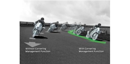 KCMF — Kawasaki Cornering Management Function — система контроля и управления мотоциклом в повороте